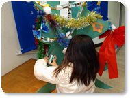 クリスマス飾り制作