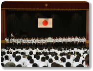 川西・棗中学校区合同連音交歓会