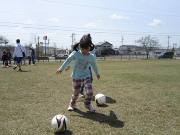 写真:サッカー教室の様子