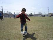 写真:サッカー教室の様子