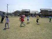 写真:サッカー教室の様子