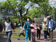 写真:ウォークラリーの様子