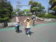 写真:ウォークラリーの様子