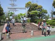 写真:ウォークラリーの様子