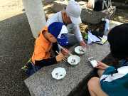 写真:ウォークラリーの様子