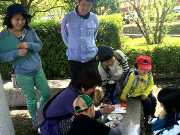 写真:ウォークラリーの様子