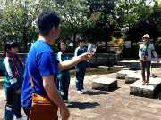 写真:ウォークラリーの様子