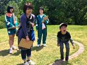 写真:ウォークラリーの様子