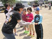 写真:ウォークラリーの様子