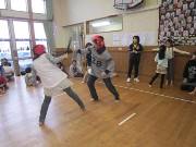 写真:親子でスポチャンの様子